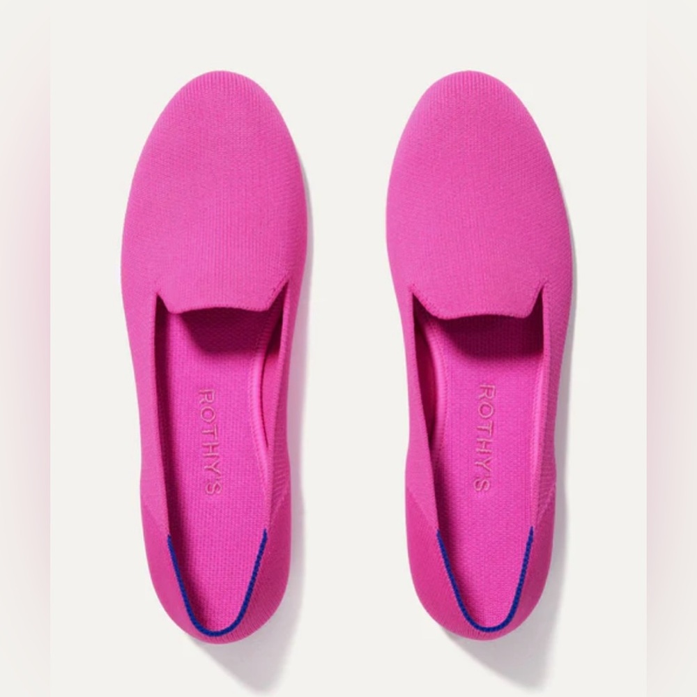 Rothy’s Dragonfruit Loafers Size 8